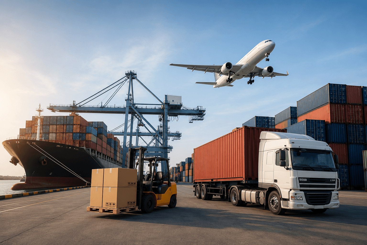 A complete trade chain
